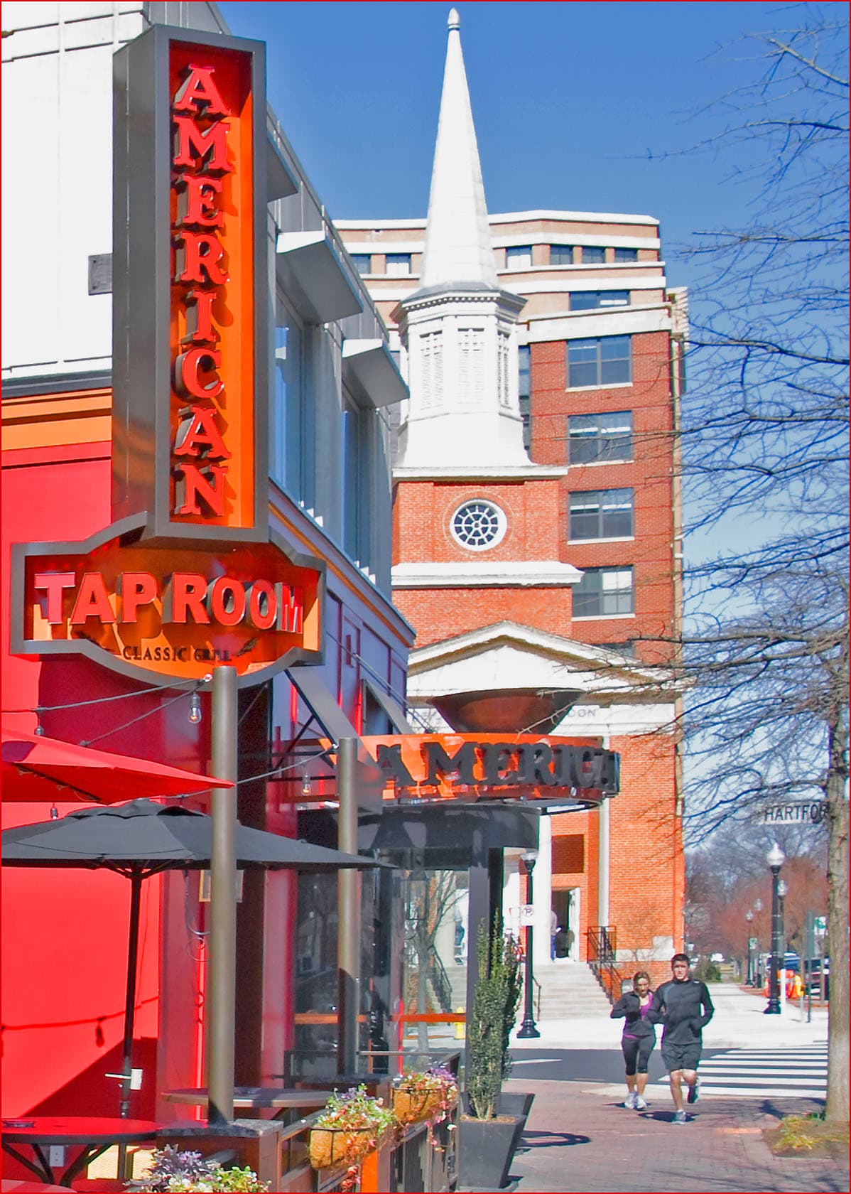 Clarendon neighborhood in Arlington VA — restaurants and walkable streets near the Orange Line Metro, a top rental corridor for property management